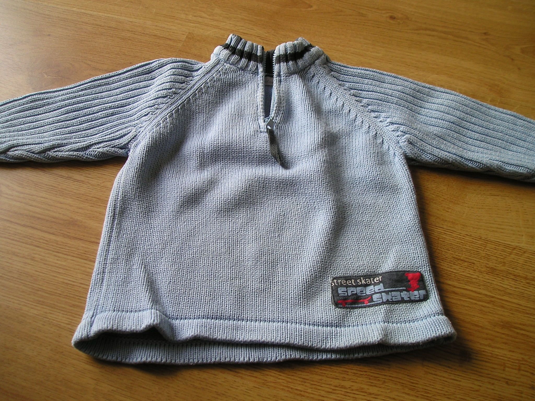 Sweat Homme XL Pull Coming Soon Par Yohji Yamamoto - Bleu Marine Délavé, Taille XS, Coton - Neuf Sans étiquette Jean Nouvel