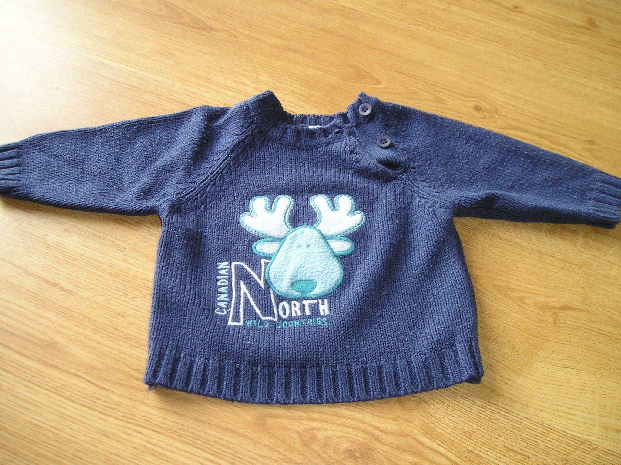 Bleu - Sweat-shirt à capuche FatFace en maille torsadée
